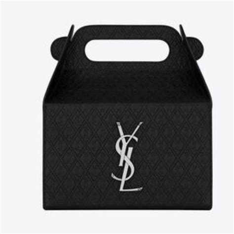 Saint Laurent launches takeaway box bag made of calfskin leather